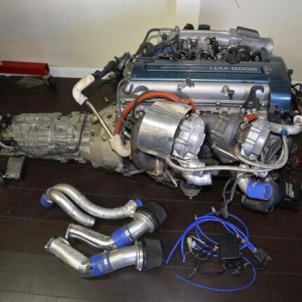 Supra HKS Twin Turbo 6 Speed VVTI Engine 2JZGTE JZA80 Fcon VPro Sard ORC