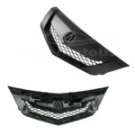 Fit 2009-2011 Acura TL Honeycomb Style Front Bumper Grille Mesh Replacement - Image 2