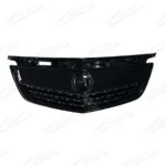 Fits Acura TL 2012-2014 Gloss Black Front Upper Grill/ Grille Assembly Whole Kit - Image 8