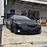 Fits Acura TL 2012-2014 Gloss Black Front Upper Grill/ Grille Assembly Whole Kit - Image 9