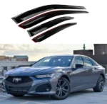 Fit 2015-2020 ACURA TLX OE Style Vent Window Visors Rain Sun Wind Guards Shade Deflectors