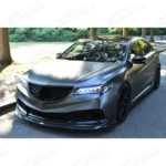 Fits Acura TLX 2018-2020 All Gloss Black Front Bumper Grill/ Grille Assembly - Image 14