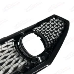 Fits Acura TLX 2018-2020 All Gloss Black Front Bumper Grill/ Grille Assembly - Image 17