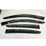 Fit 2015-2020 Acura TLX Clip-On Carbon Fiber Print Trim Vent Window Visors Rain Sun Wind Guards Shade Deflectors - Image 4