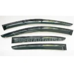 Fit 15-20 Acura TLX Carbon Print Trim Window Visors Rain Guards - Image 2