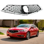 For 2018-2020 Acura TLX Chrome Trim Front Bumper Grille Assembly