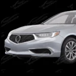 For 2018-2020 Acura TLX Chrome Trim Front Bumper Grille Assembly - Image 2