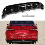 Fit 2018-2024 Toyota Camry TRD Style Full Body Kits Front Splitter Lip, Side Body Skirt, Rear Bumper Diffuser, Rear Trunk Spoiler Wing - Image 3