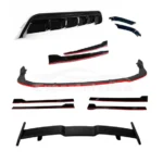 Front Lip/Rear Diffuser/Side Skirts /Rear Spoiler 5-in-1 Set - TRD Style | Fits Toyota Camry (2018-2024)