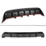 TRD Style Rear Diffuser Bumper lip Spoiler Body Splitter & Rear corner splitters Fits Toyota Camry 2018-2024 - Image 5