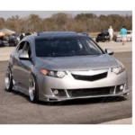 Fits Acura TSX 2009-2010 Type-S Style PU Front Lip Side Skirts Rear Bumper Body Kits - Image 11