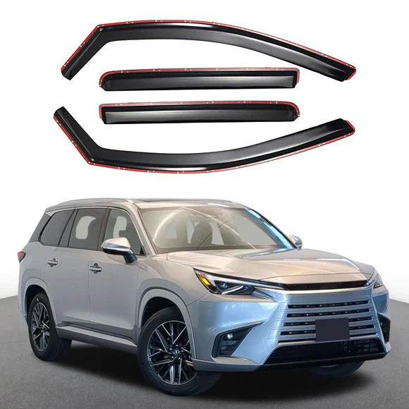 TX-24-IC.webp Fits 2024-2026 Lexus TX In-Channel Window Visors Rain Guards - Image 1