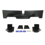 Fits 2016-2021 Toyota Tacoma Rear Protector Truck Cab Spoiler (Gloss Black) - Image 4