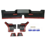 Fits 2008-2014 GMC Sierra 2500 HD Rear Protector Truck Cab Spoiler (Gloss Black) - Image 2