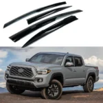 Fit 2016-2021 Toyota Tacoma 3D Mugen Style Vent Window Visors Rain Sun Wind Guards Shade Deflectors
