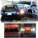 Fits Toyota Tacoma (2016-2021) Front Grille w/ Turn Signal LED Day Light - Image 5