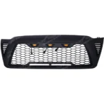 Fits Toyota Tacoma 2005-2011 Matte Black Front Grille with LED Light - Image 4