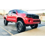 Fits Toyota Tacoma 2005-2011 Matte Black Front Grille with LED Light - Image 9