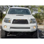Fits Toyota Tacoma 2005-2011 Matte Black Front Grille with LED Light - Image 11