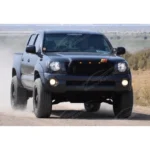 Fits Toyota Tacoma 2005-2011 Matte Black Front Grille with LED Light - Image 13