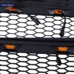 For Toyota Tacoma 2012-15 Matte Black Front Grille Bumper Grill W/LED Lights - Image 5