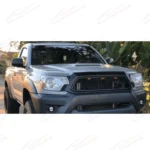 For Toyota Tacoma 2012-15 Matte Black Front Grille Bumper Grill W/LED Lights - Image 6
