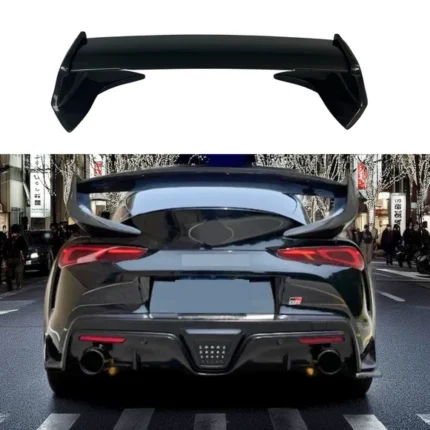 Fits 2020-2025 Toyota GR Supra Real Carbon Fiber Rear Trunk Lip Spoiler Wing