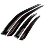 Fit 2019-2021 Toyota Corolla Hatchback Out-Channel Vent Window Visors Rain Sun Wind Guards Shade Deflectors - Image 2
