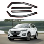 For Hyundai Tucson 2022-2025 In-Channel Vent Window Visors Rain Sun Wind Guards Shade Deflectors