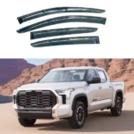 Fits 2022-2024 Toyota Tundra Crew Cab Carbon Fiber Print Trim Window Visors