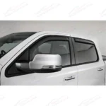 Fits Honda Ridgeline 2017-2025 In-Channel Rain Sun Guards Window Visor Shade Protector - Image 4