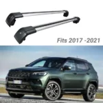 Fit 2017-2021 Jeep Compass OE Style High Grade Aluminum Roof Rack Cross Bar - Image 3