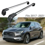 Fit 2017-2021 Infiniti QX50 SUV Top Roof Rack Cross Bar Baggage Luggage Carrier Bar - Image 3