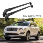 Fit 2013-2021 Lincoln MKC Black Roof Rack Baggage Luggage Cross Bar Crossbar - Image 3
