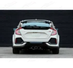 For 2017-2021 Honda Civic Hatchback Type-R Look Rear Bumper Garnish W/Reflector - Image 2
