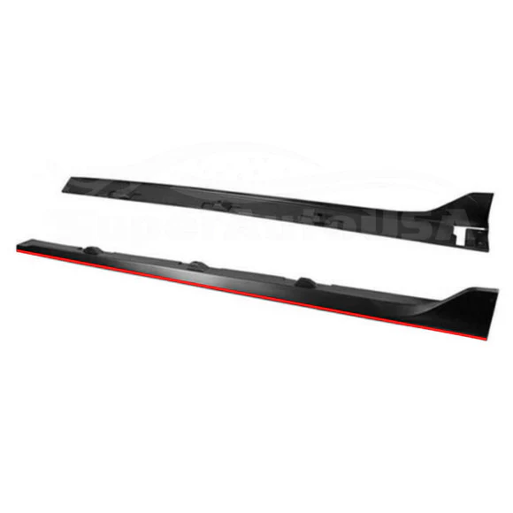TypeRSBKRed_3_ee8dee92-2fe2-489a-a123-392a630616a6.webp Fits Honda Civic Sedan 2016-2021 Type R Style Black Red Skirt Extensions Kit - Image 2