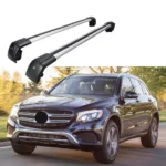 Fit 2016-2022 Mercedes Benz GLC Black and Sliver Roof Rack Crossbar Luggage Carrier