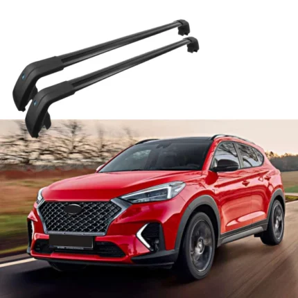Roof Rack Cross Bar - Epic Black Smooth | Hyundai Tucson (10-21)