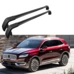 Fit 2016-2021 Lincoln MKX Black Roof Rack Baggage Luggage Cross Bar Crossbar