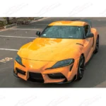 For 2020-Up Toyota Supra Carbon Fiber Front Side Hood Duct Cover - Image 7