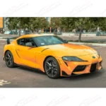 For 2020-Up Toyota Supra Carbon Fiber Front Side Hood Duct Cover - Image 5