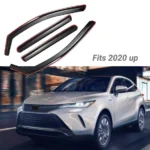 Fit 2020-2025 Toyota Venza In-Channel Vent Window Visors Rain Sun Wind Guards Shade Deflectors - Image 3