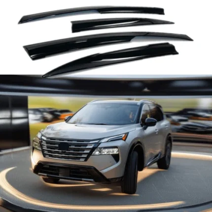 Fit 2021-2024 Nissan Rogue Vent Window Visors Rain Sun Wind Guards Shade Deflectors