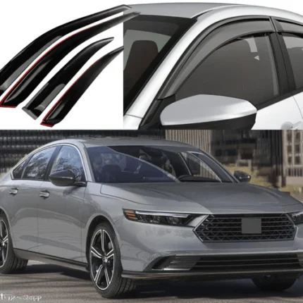 Fits 2023-2025 Honda Accord Out-Channel Rain Guards Window Visors