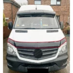 For 2019-2024 Mercedes Sprinter W907 Gloss Black Hood Bug Stone Deflector - Image 6