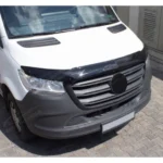 For 2019-2024 Mercedes Sprinter W907 Gloss Black Hood Bug Stone Deflector - Image 8
