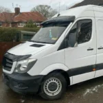For 2019-2024 Mercedes Sprinter W907 Gloss Black Hood Bug Stone Deflector - Image 10