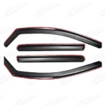 Fits 2018-2023 Rio Hatchback In-Channel Vent Window Visors Rain Sun Wind Guards Shade Deflectors - Image 4