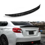 Fit 2015-2018 WRX STI Sedan High Kick Duckbill Style Rear Trunk Wing Spoiler (Gloss Black) - Image 3