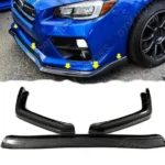 Fits 2015-2021 Subaru WRX STI Front Splitter Spoiler Lip (Carbon Fiber Print) - Image 5